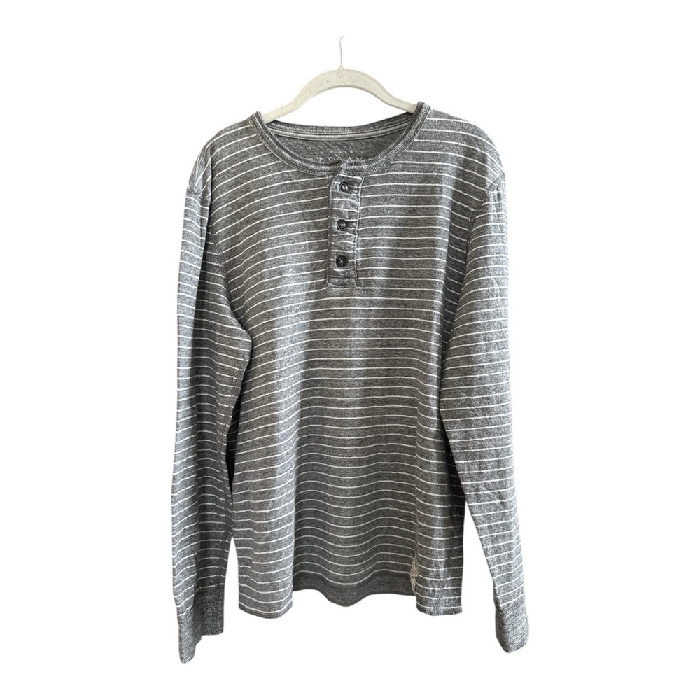 🦅 American Eagle 🦅 Long Sleeve Henley Shirt